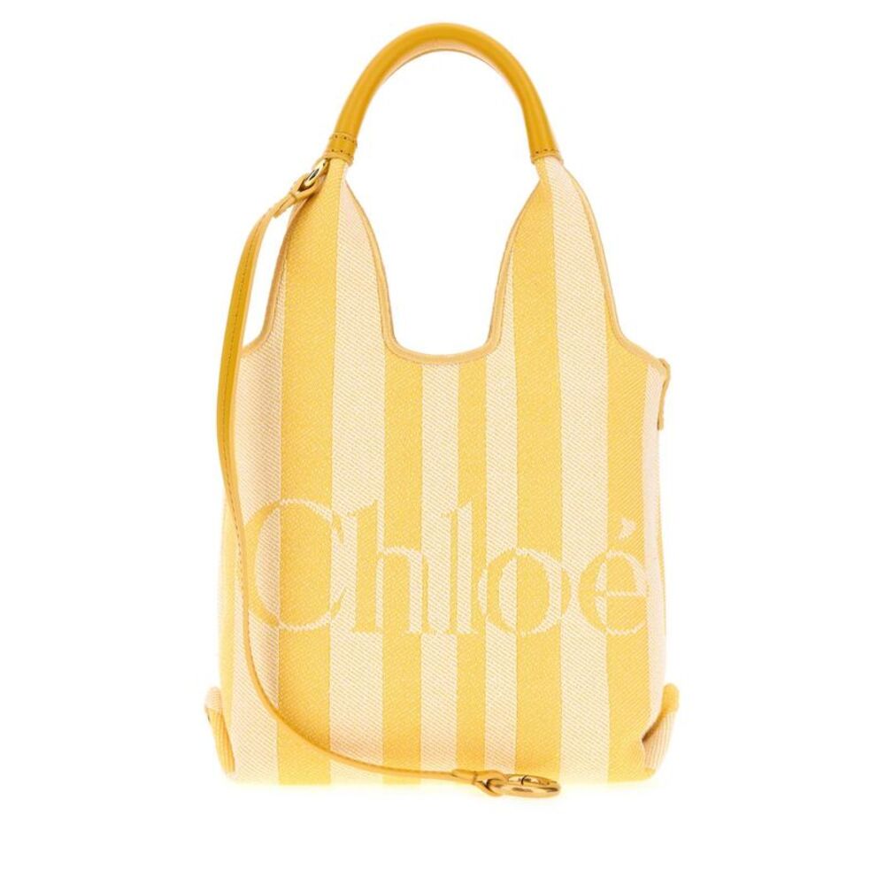 Chloe Women Embroidered Canvas Chloe Stripy Handbag